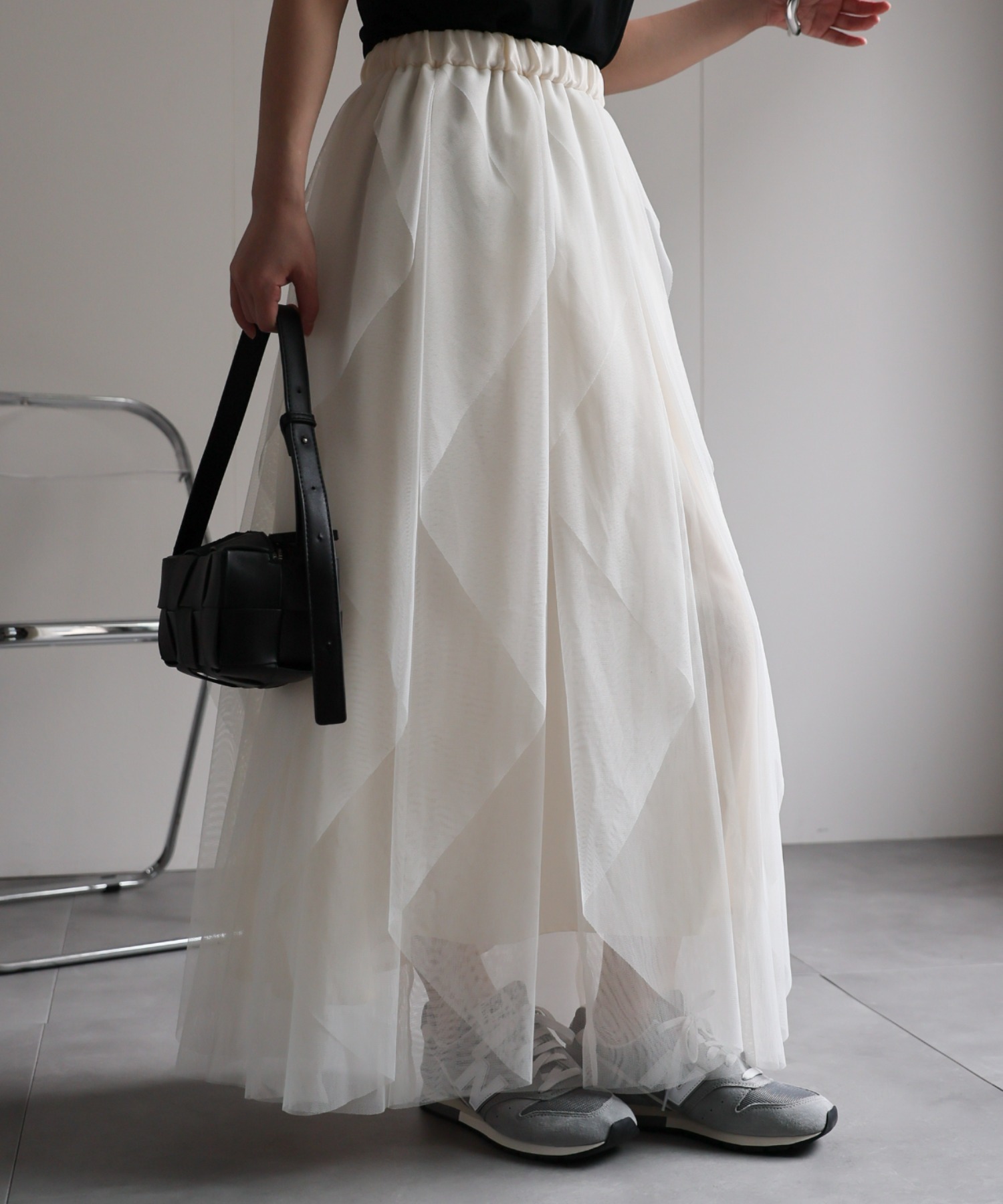 model：156cm 着用サイズ：FREE