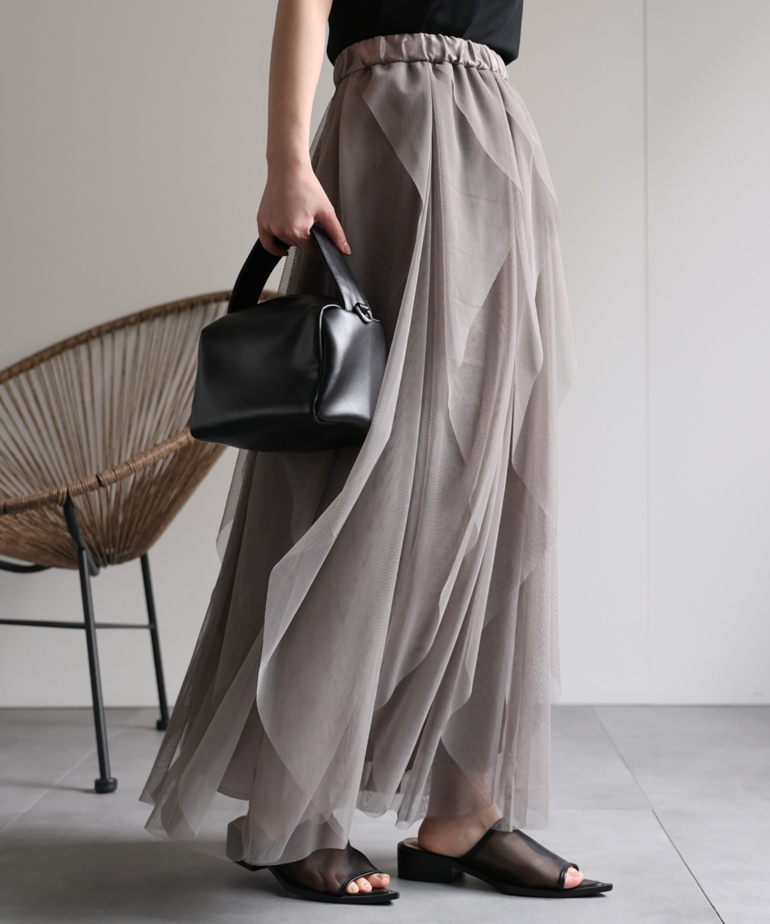 model：156cm 着用サイズ：FREE