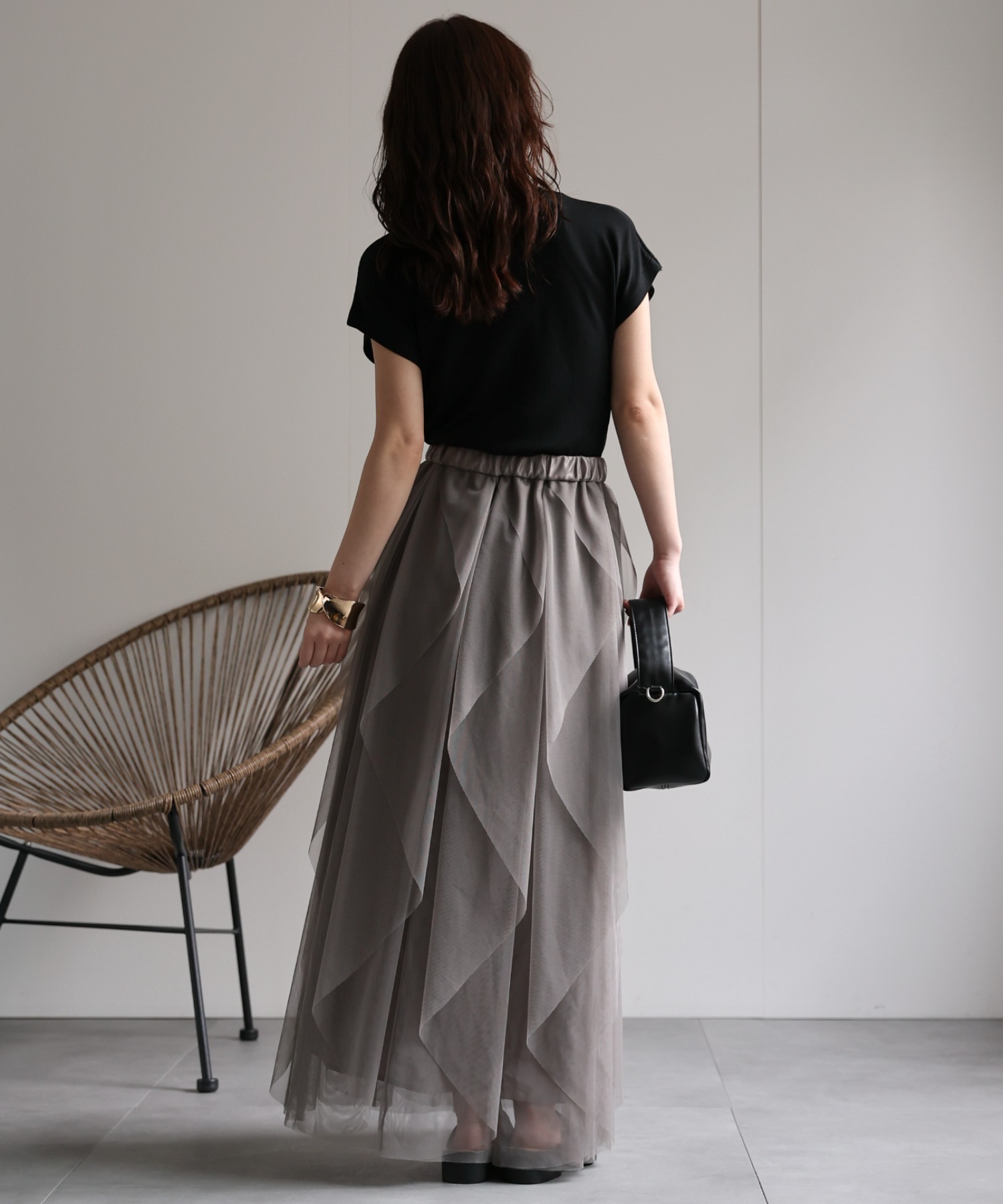 model：156cm 着用サイズ：FREE