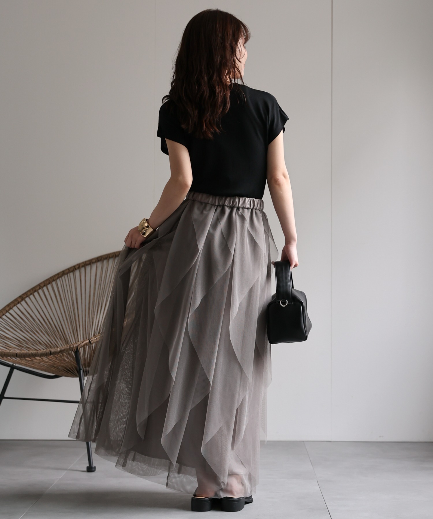 model：156cm 着用サイズ：FREE