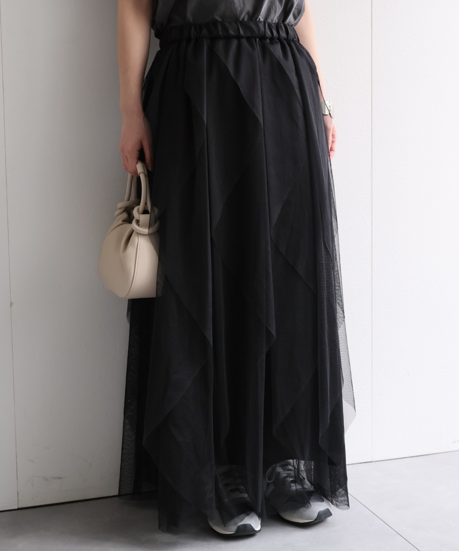 model：156cm 着用サイズ：FREE