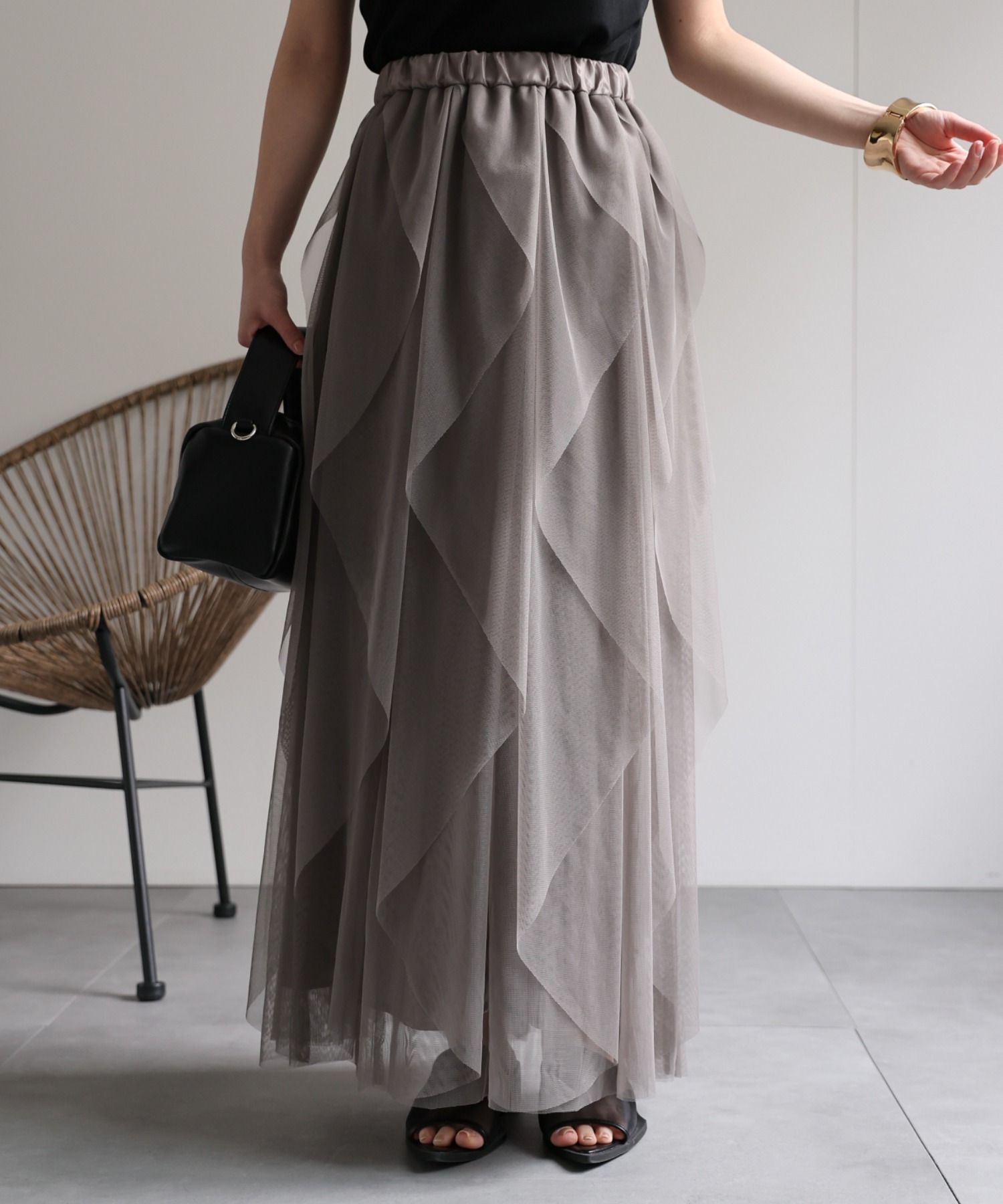 model：156cm 着用サイズ：FREE