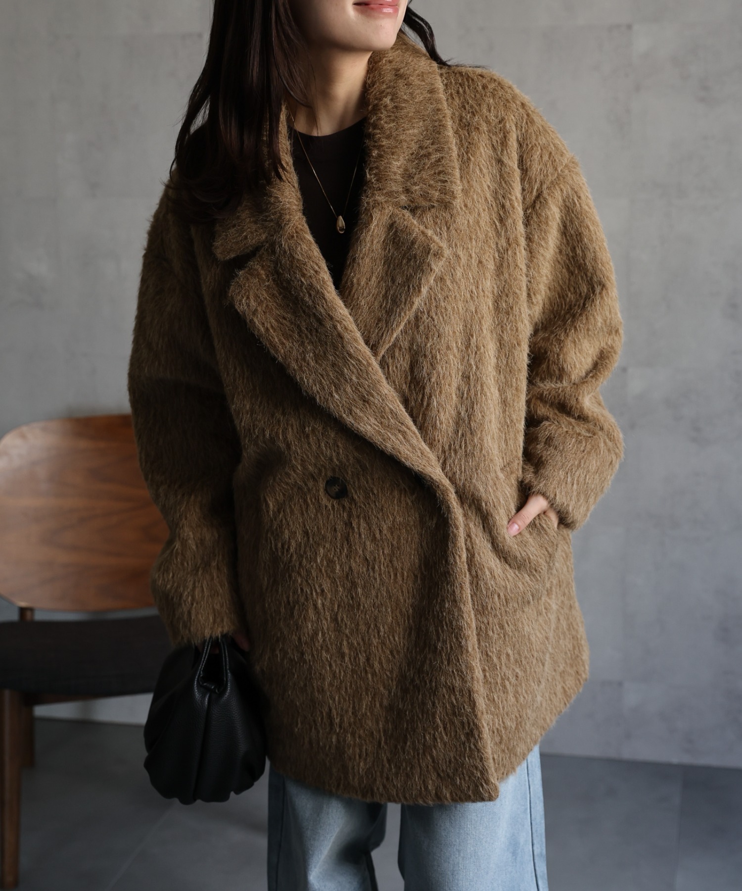 model：156cm 着用サイズ：FREE