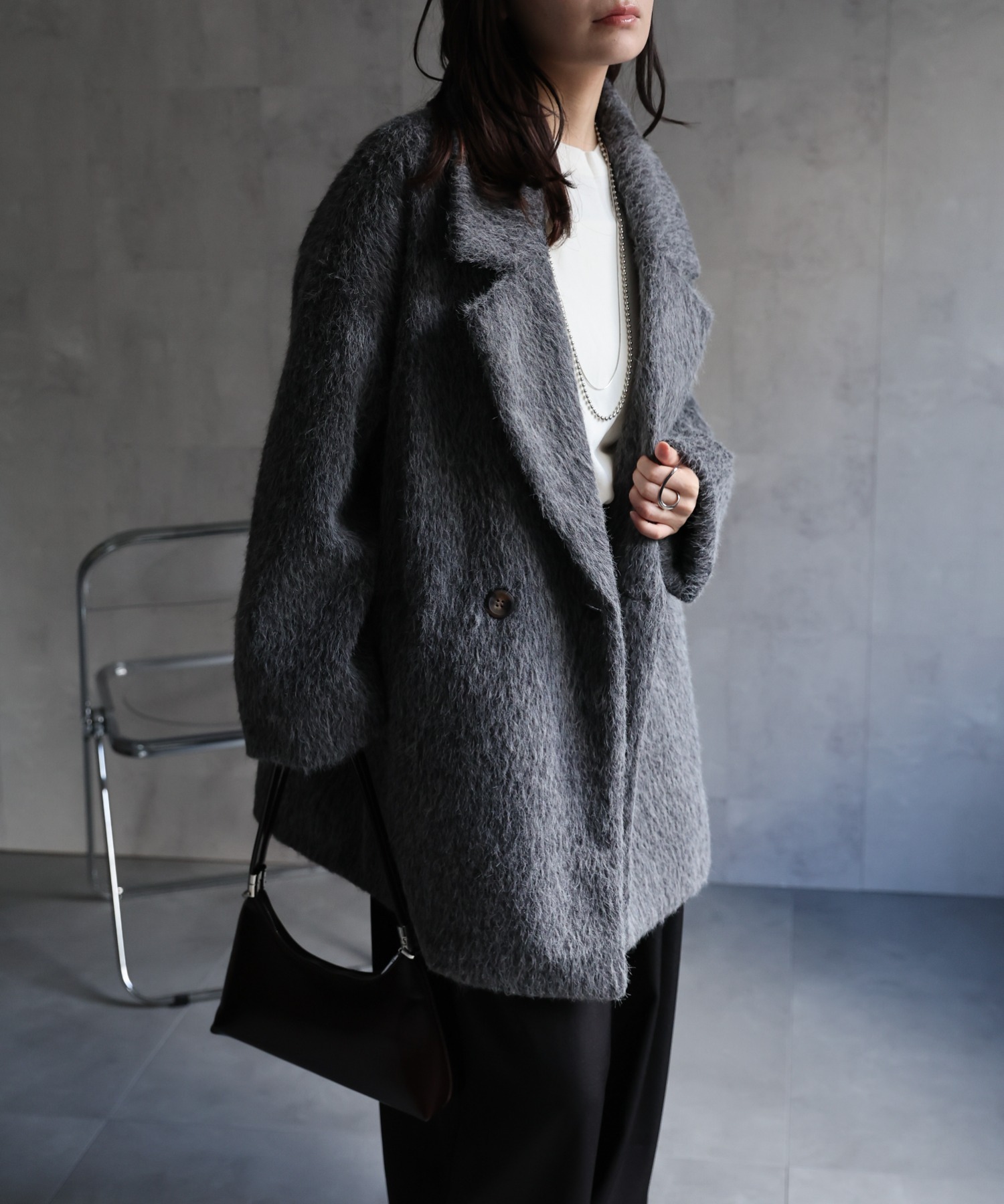 model：156cm 着用サイズ：FREE