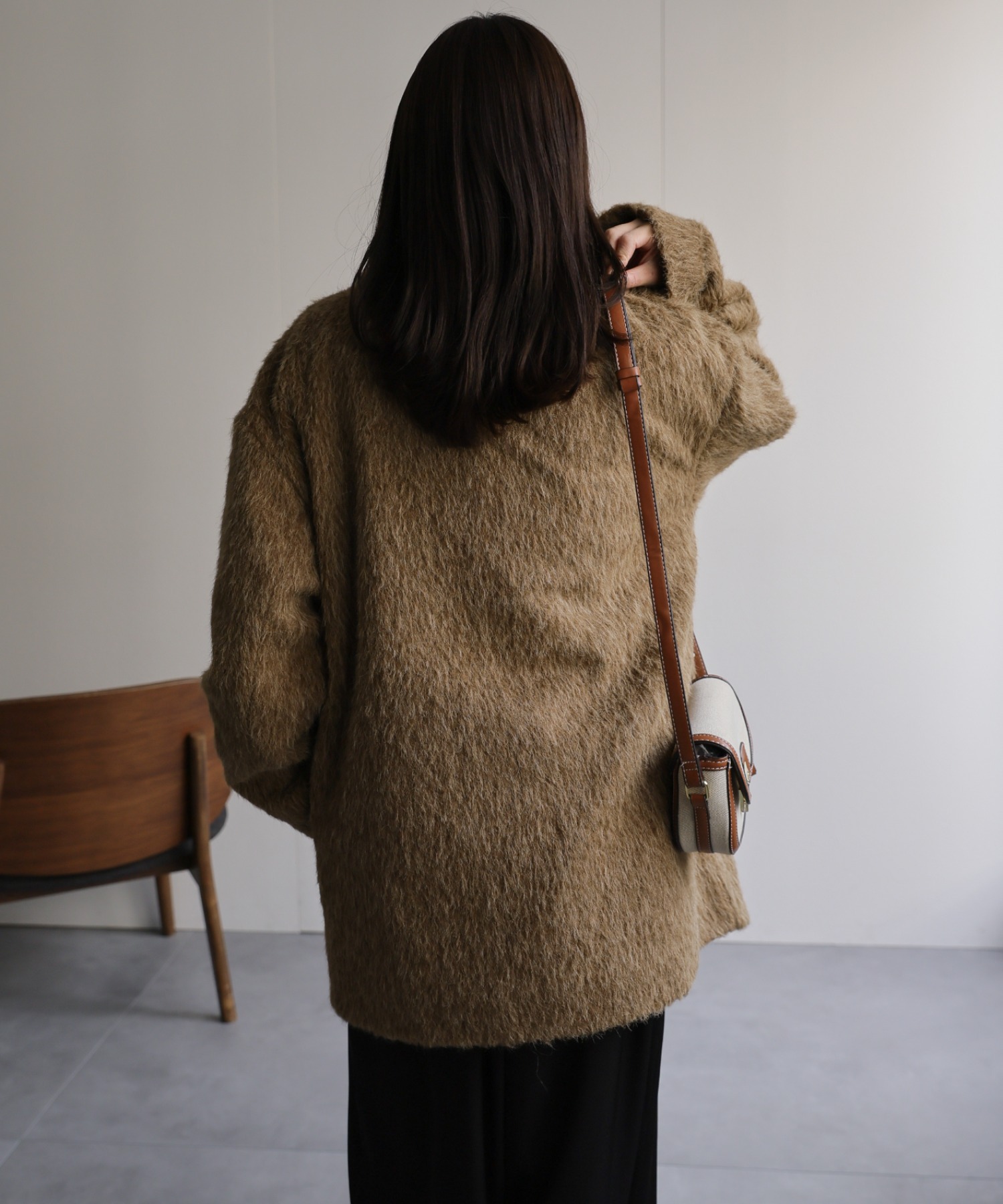 model：156cm 着用サイズ：FREE