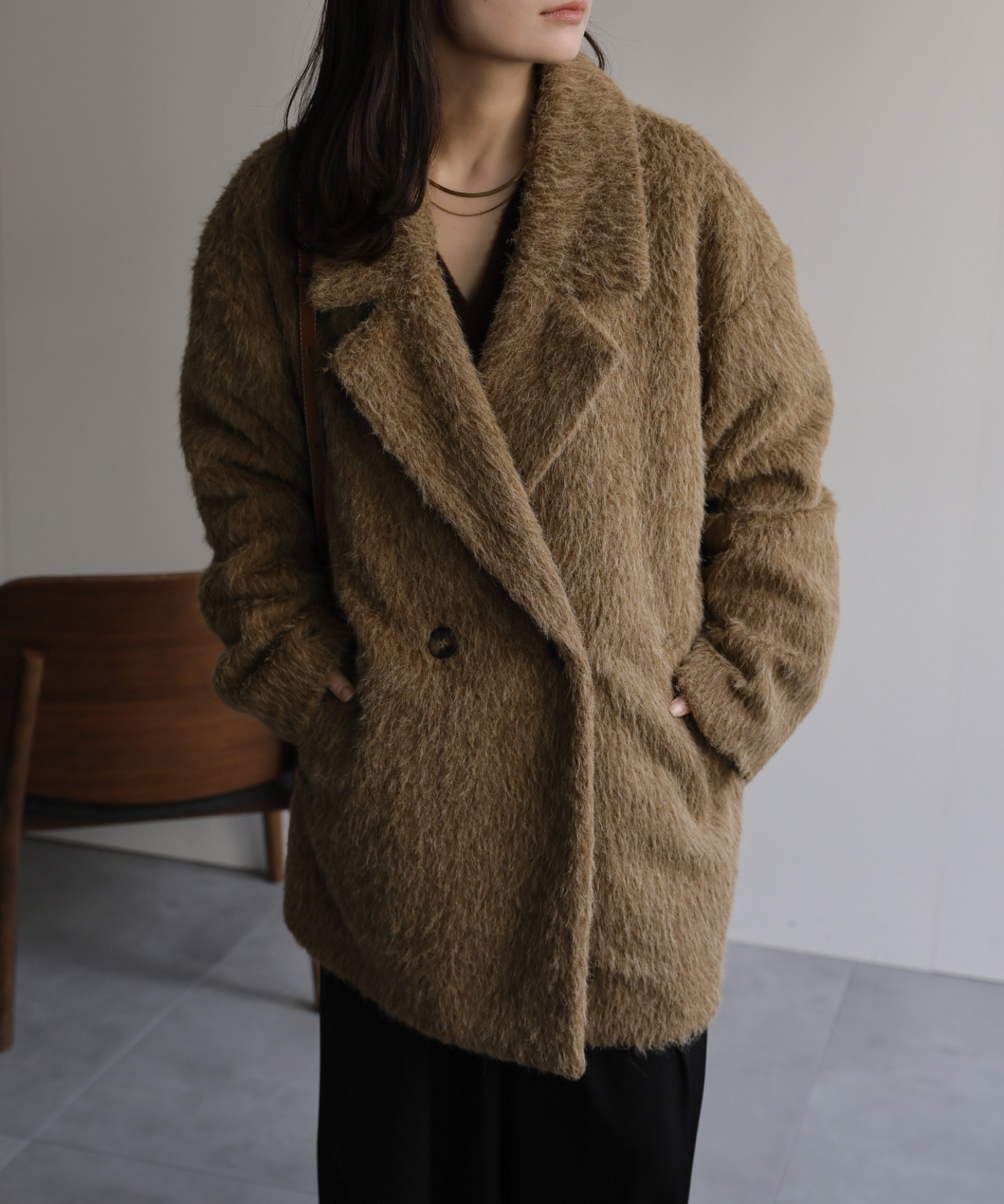 model：156cm 着用サイズ：FREE