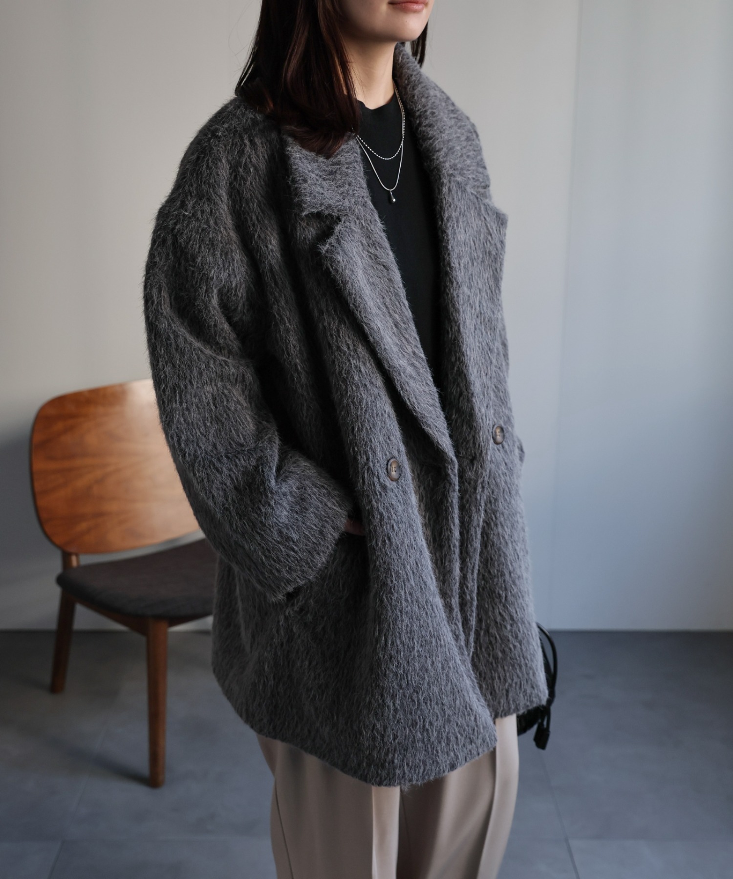 model：156cm 着用サイズ：FREE