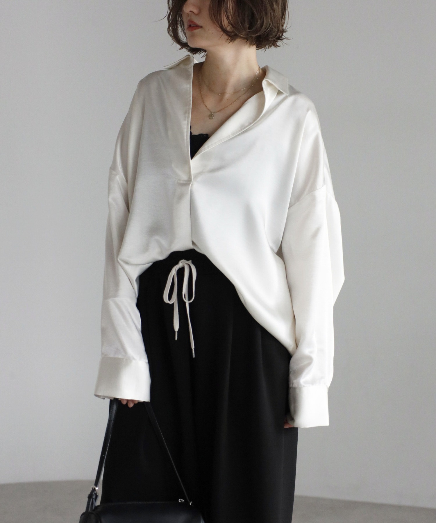 model：H158 着用サイズ：FREE