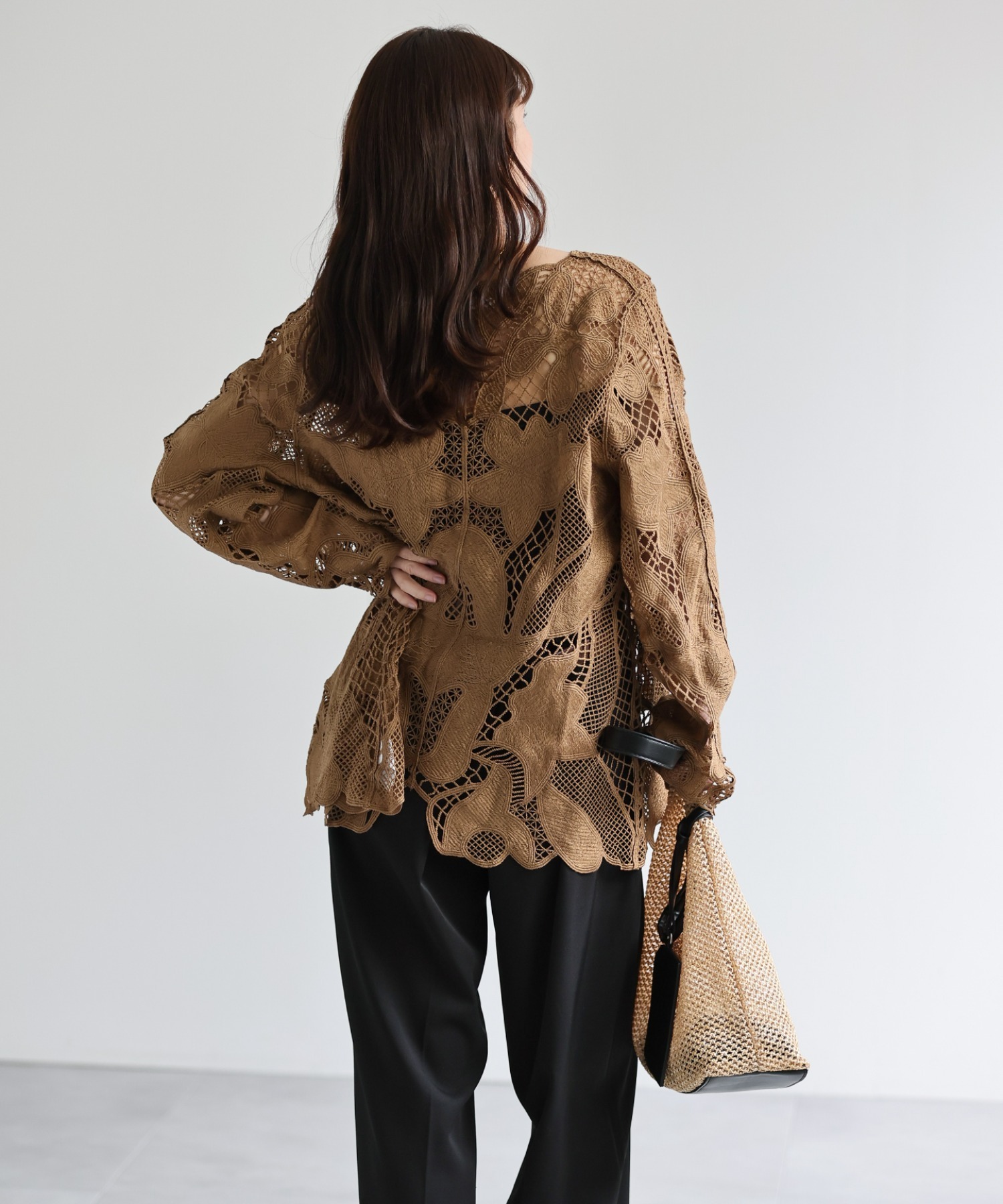 model：156cm 着用サイズ：FREE