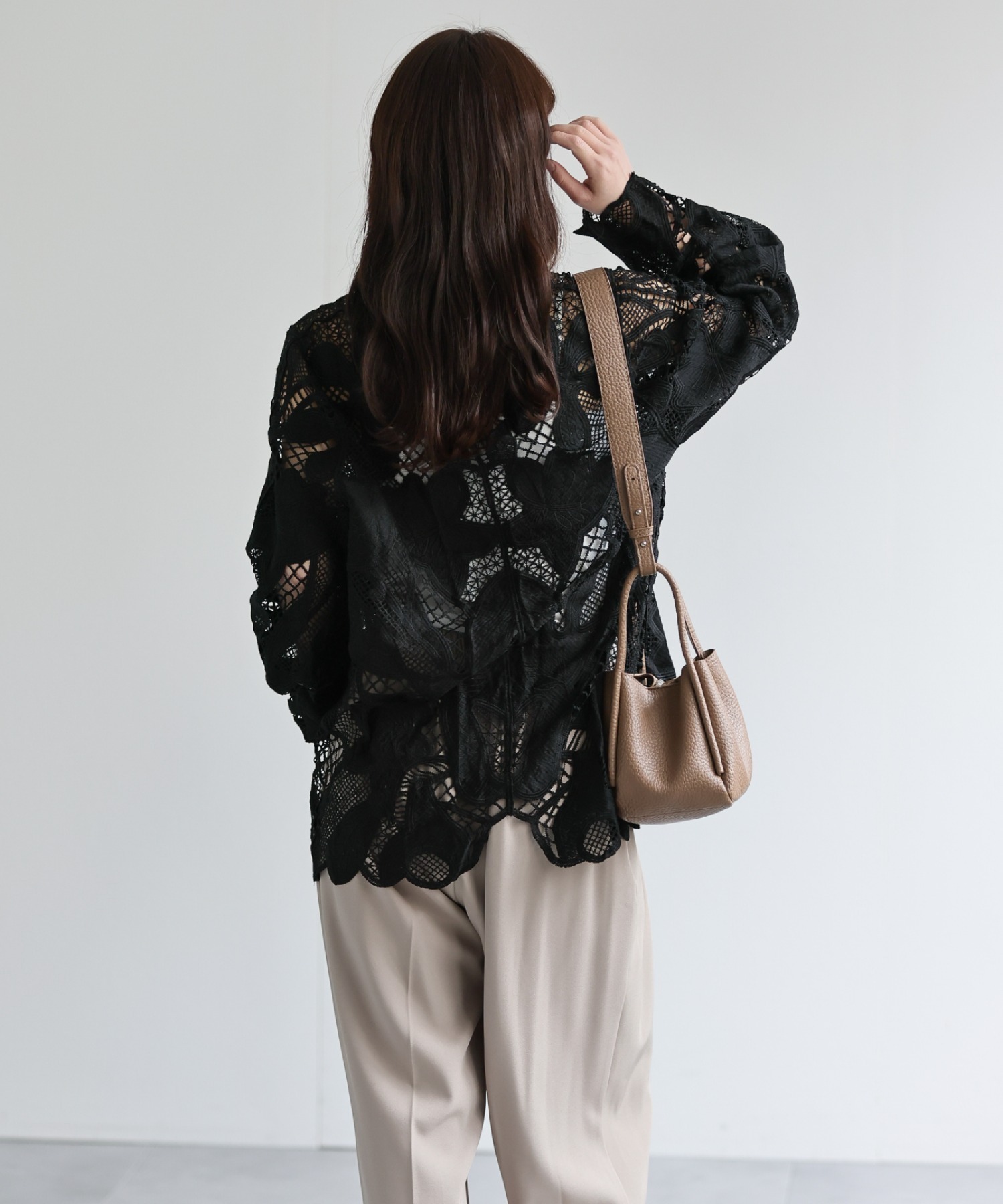 model：156cm 着用サイズ：FREE