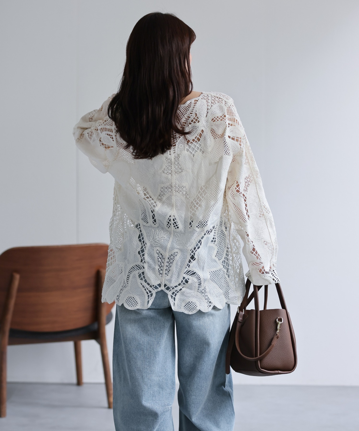 model：156cm 着用サイズ：FREE