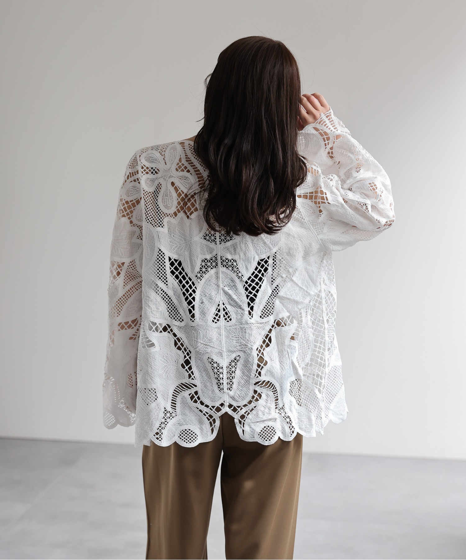 model：156cm 着用サイズ：FREE