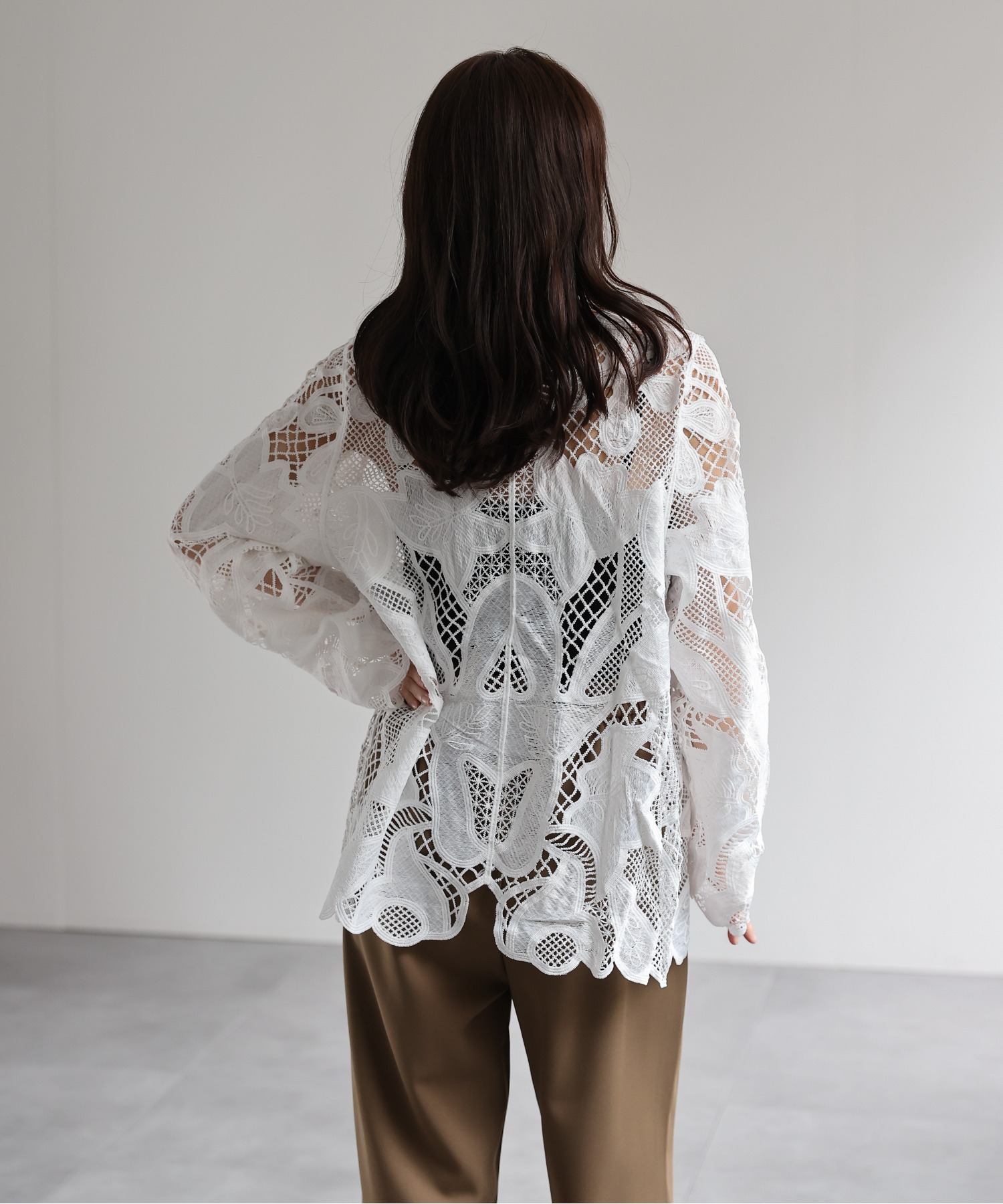model：156cm 着用サイズ：FREE