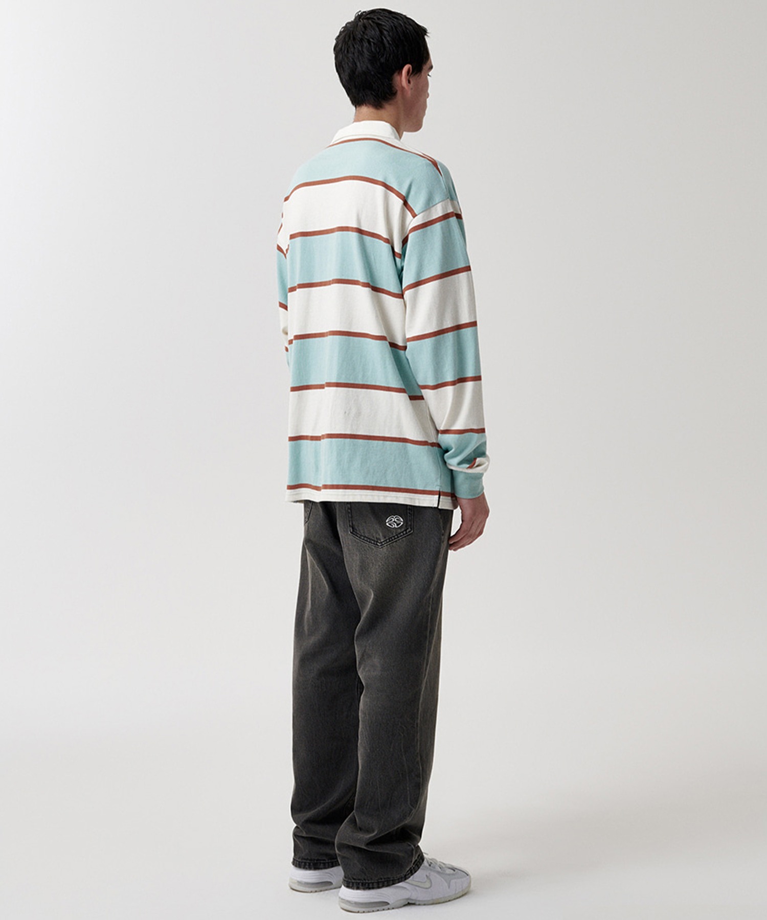 mahagrid/マハグリッド』 STRIPE RUGBY SHIRT/ボーダーラグビー