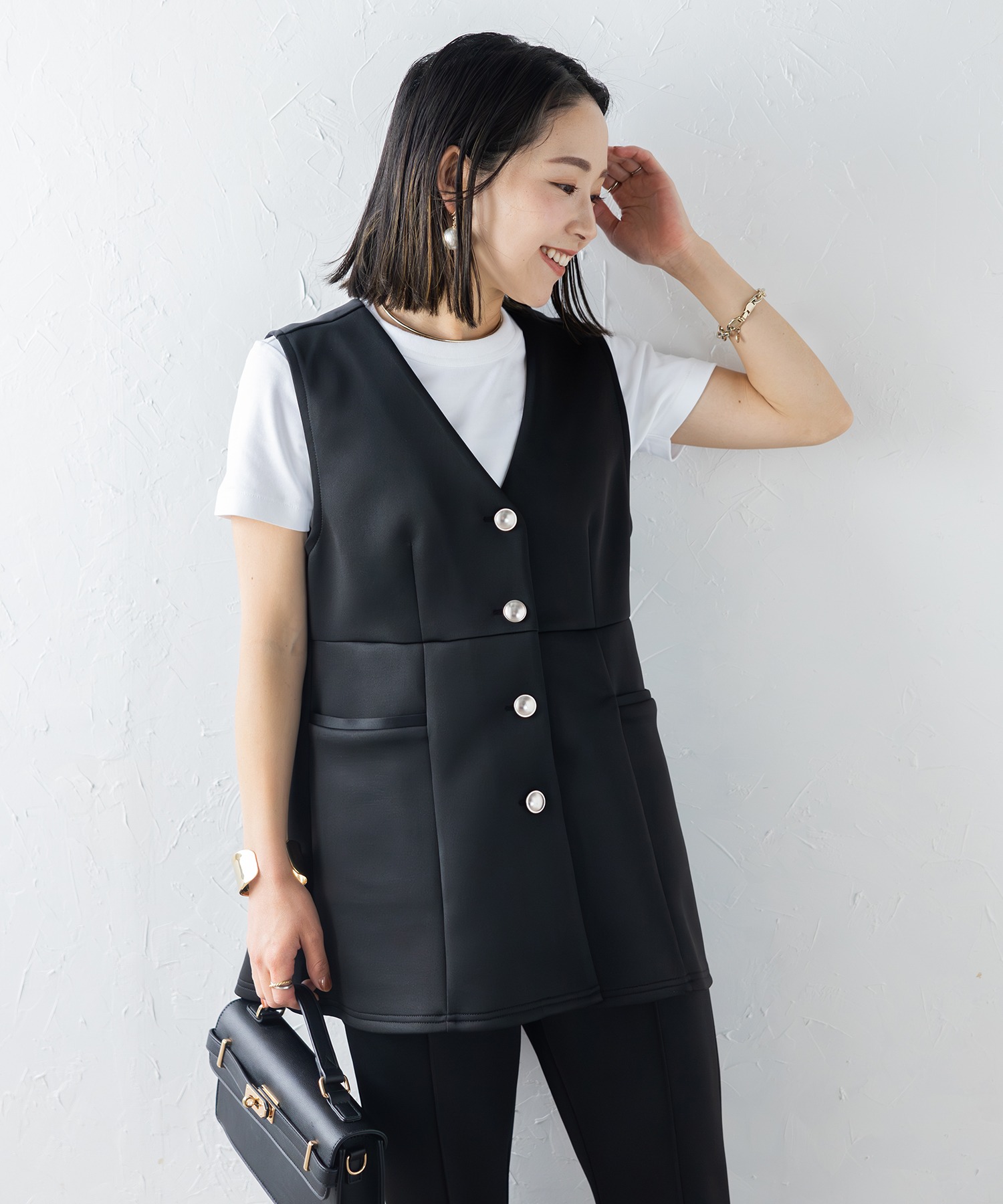 model：H148 着用サイズ：FREE