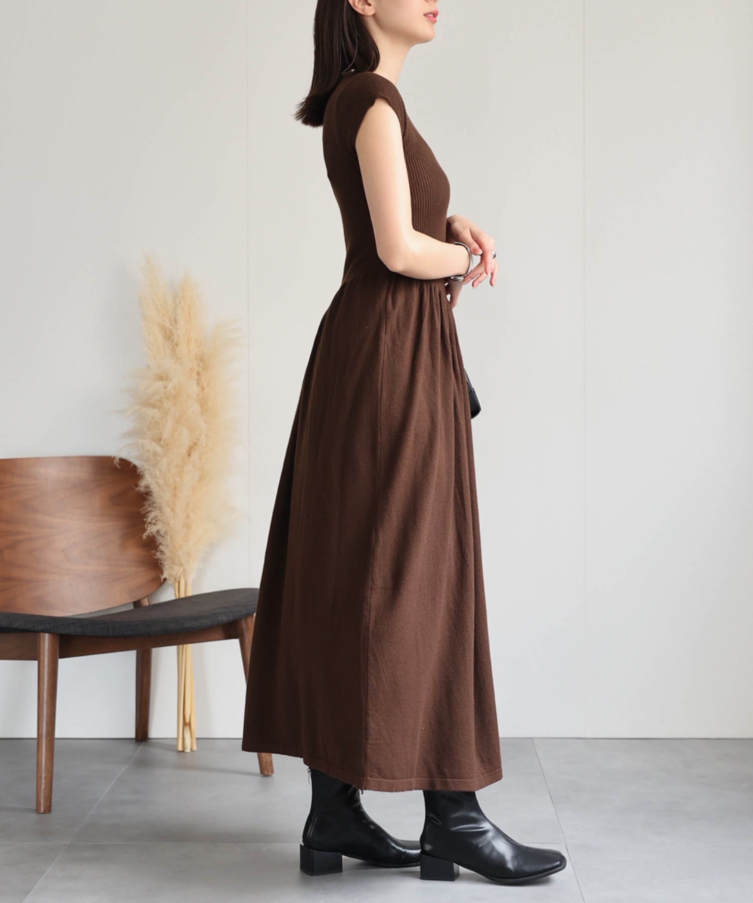 model：162cm 着用サイズ：F