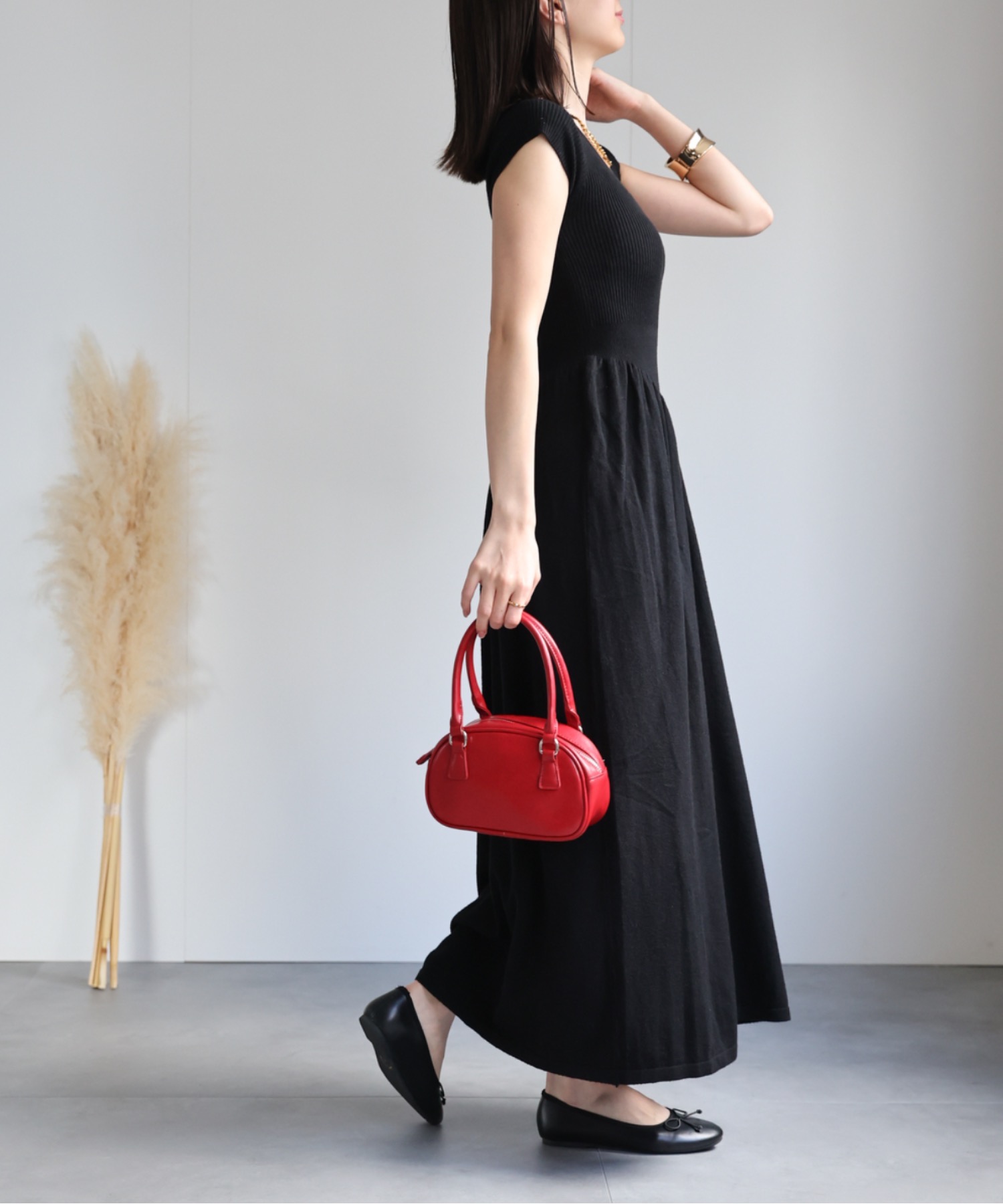model：162cm 着用サイズ：F