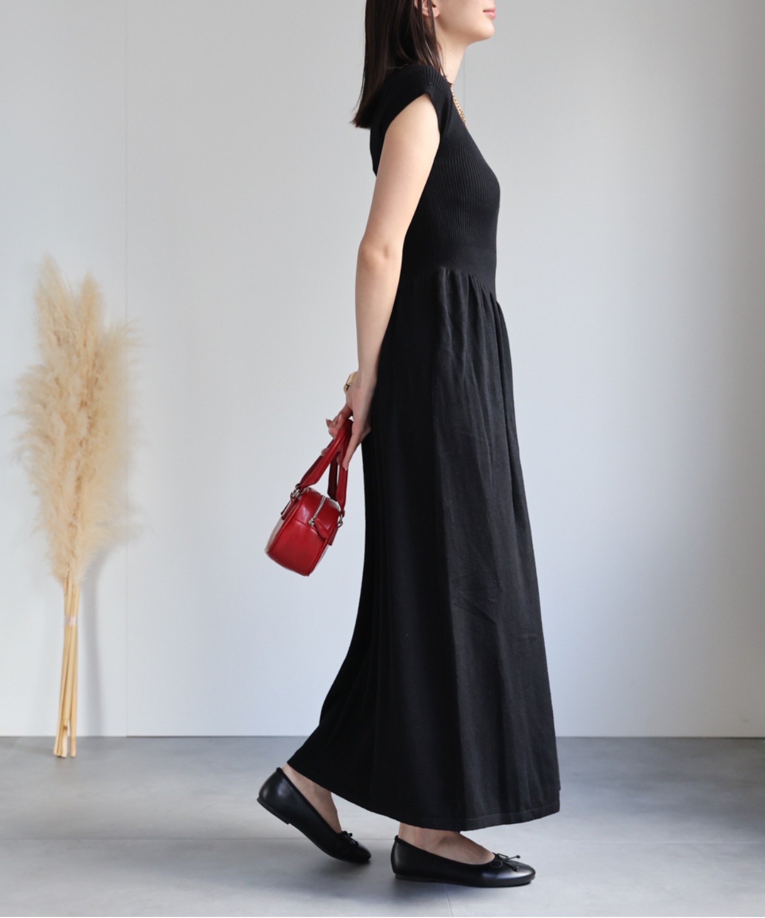 model：162cm 着用サイズ：F