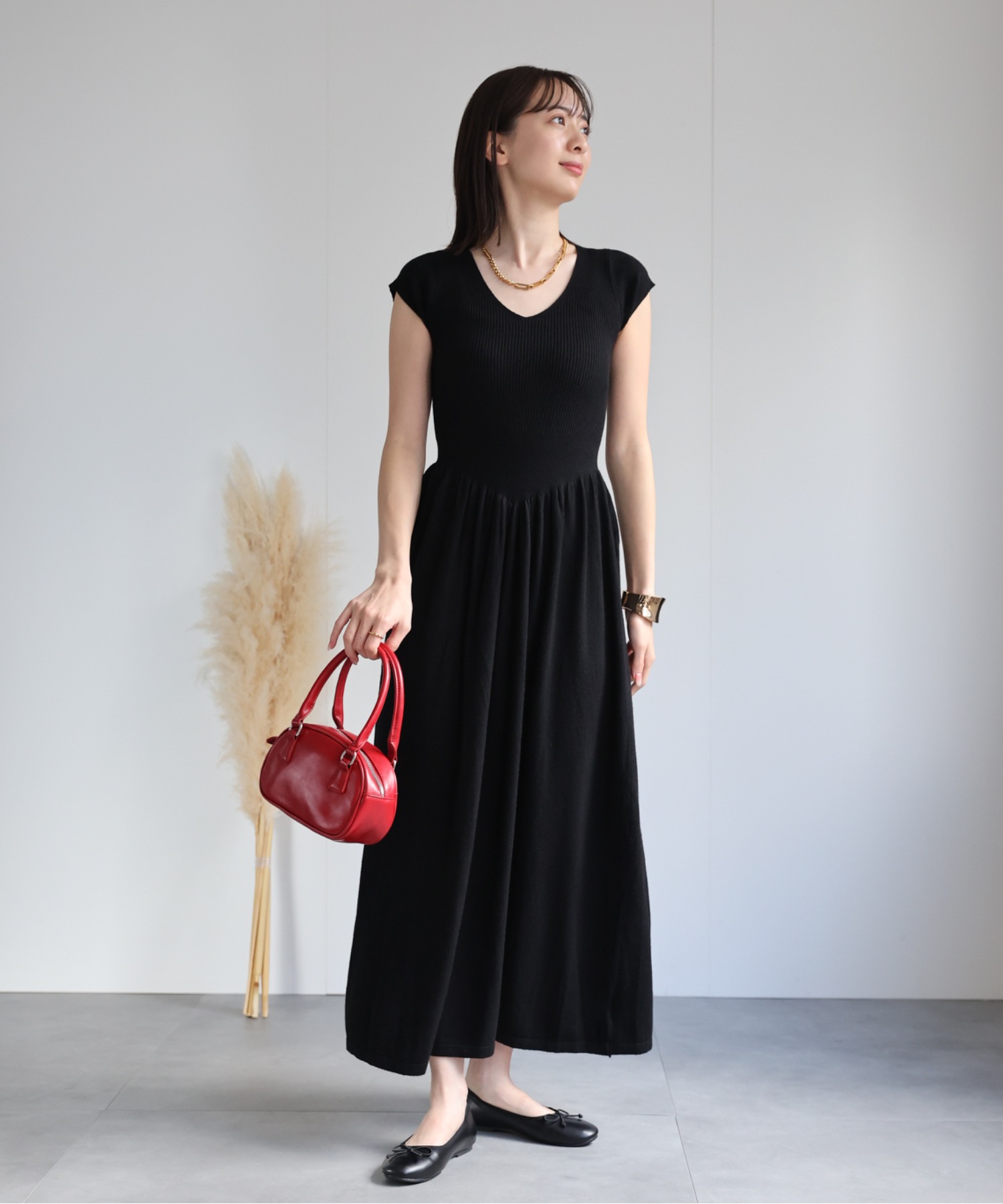 model：162cm 着用サイズ：F