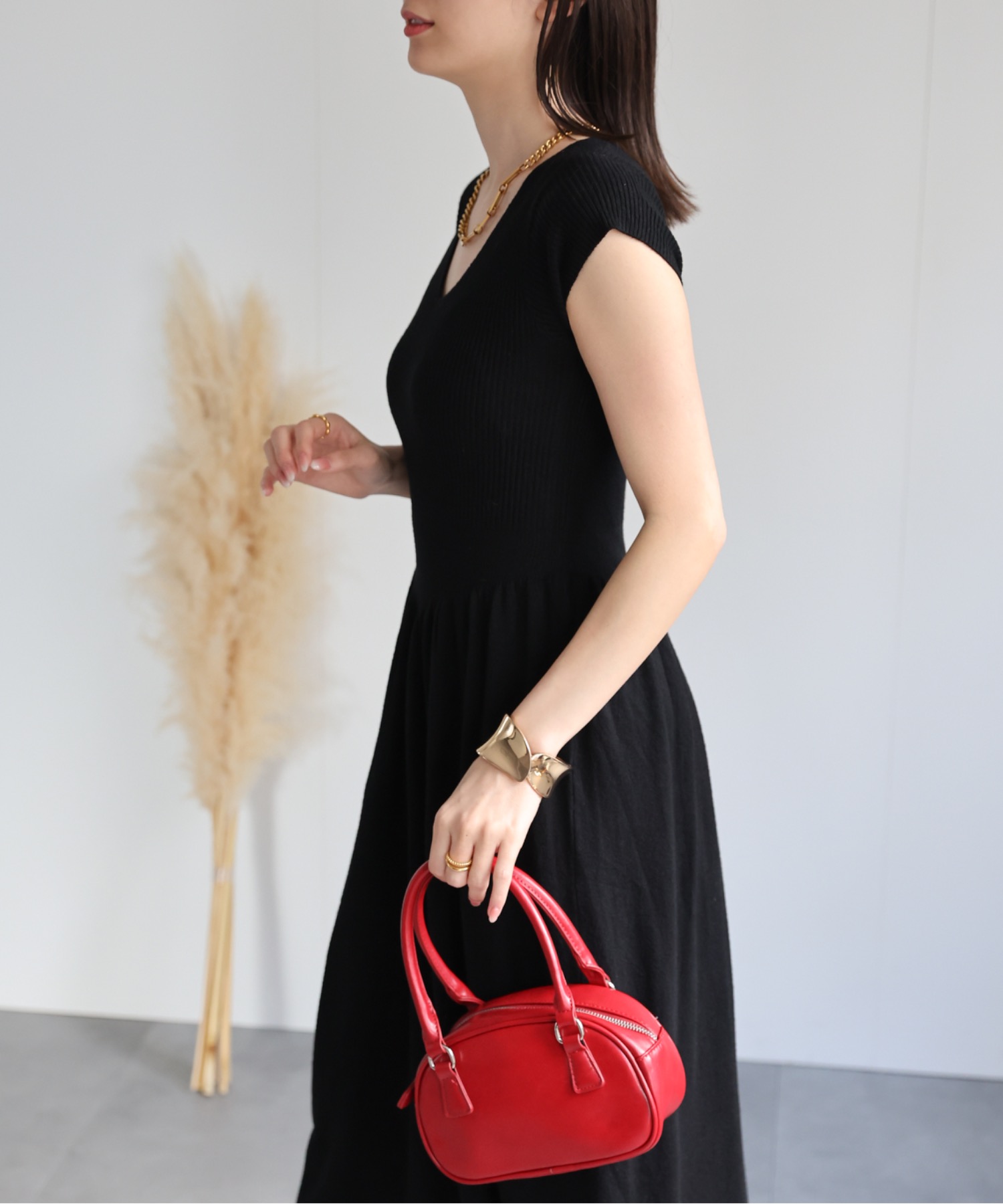 model：162cm 着用サイズ：F