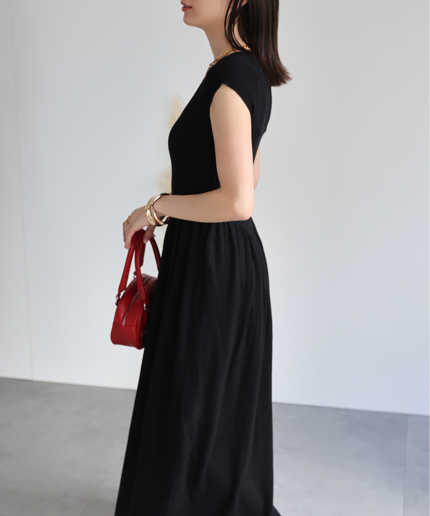 model：162cm 着用サイズ：F