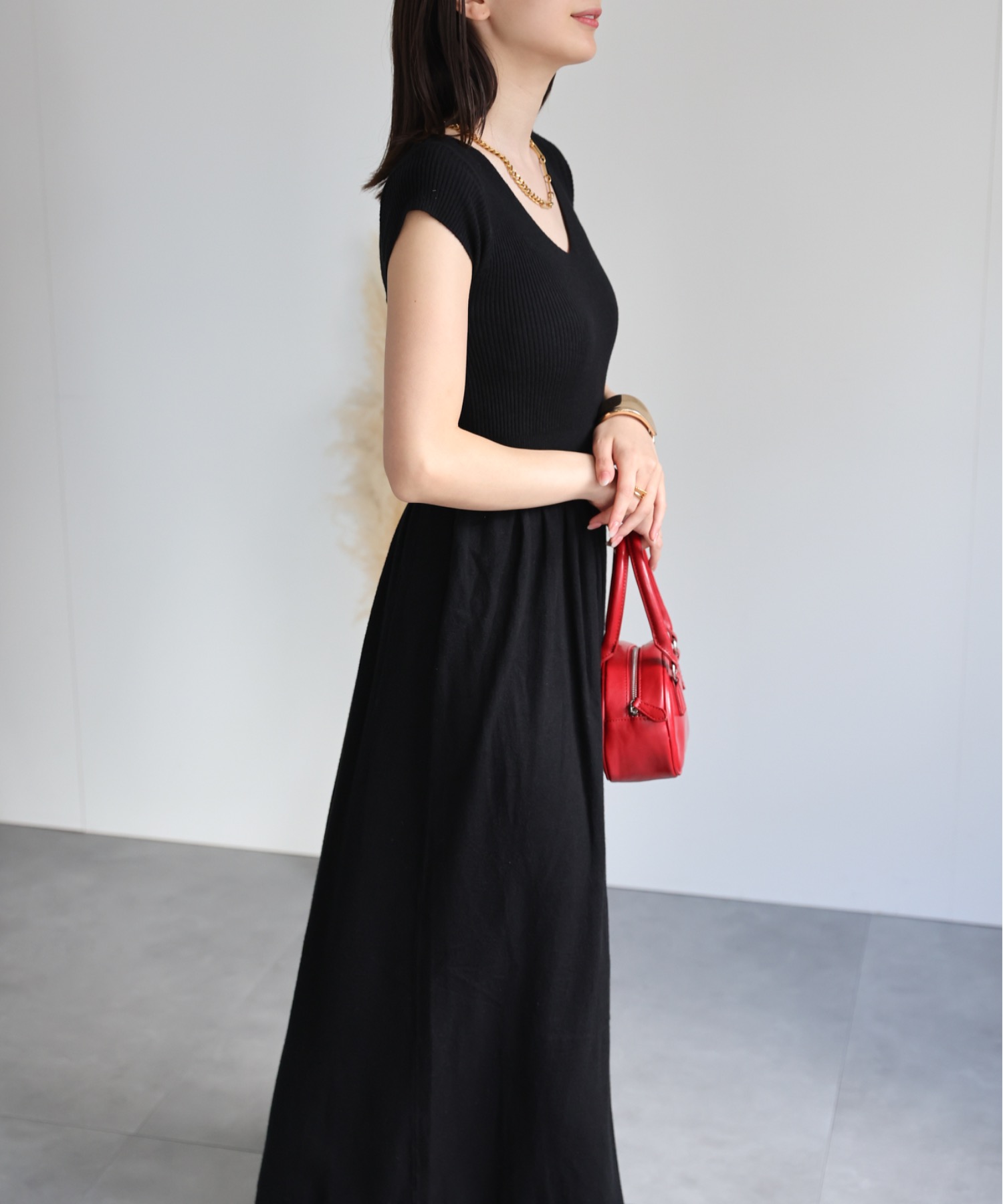 model：162cm 着用サイズ：F