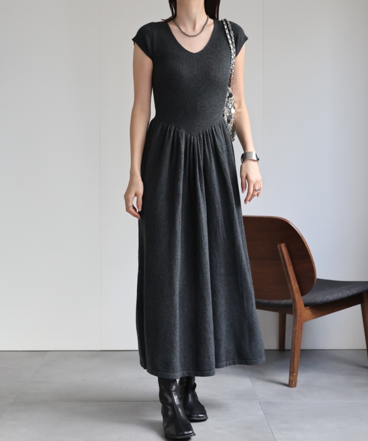 model：162cm 着用サイズ：F