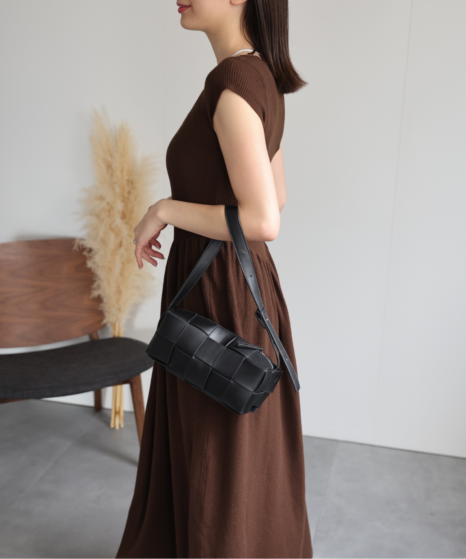 model：162cm 着用サイズ：F