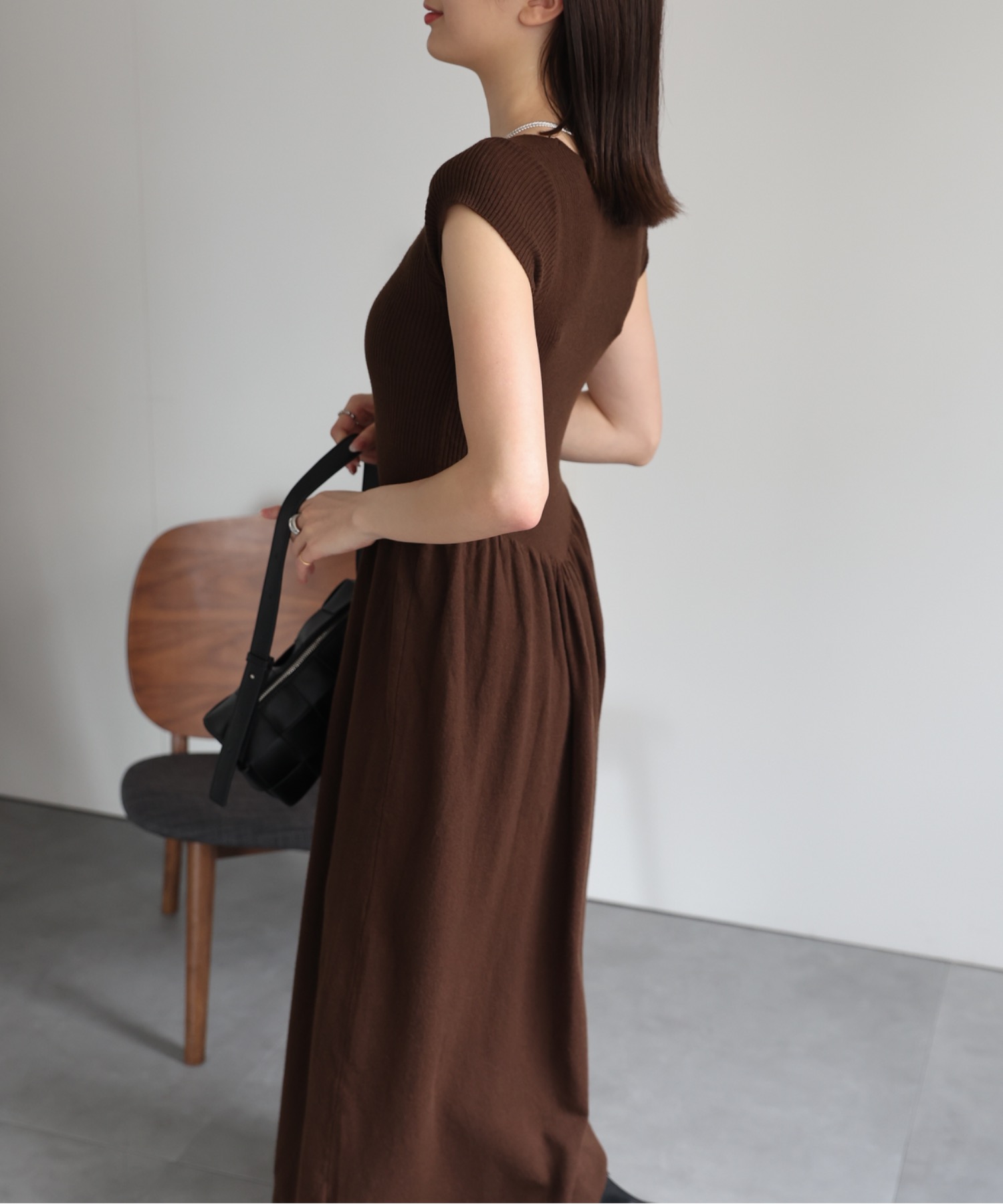 model：162cm 着用サイズ：F