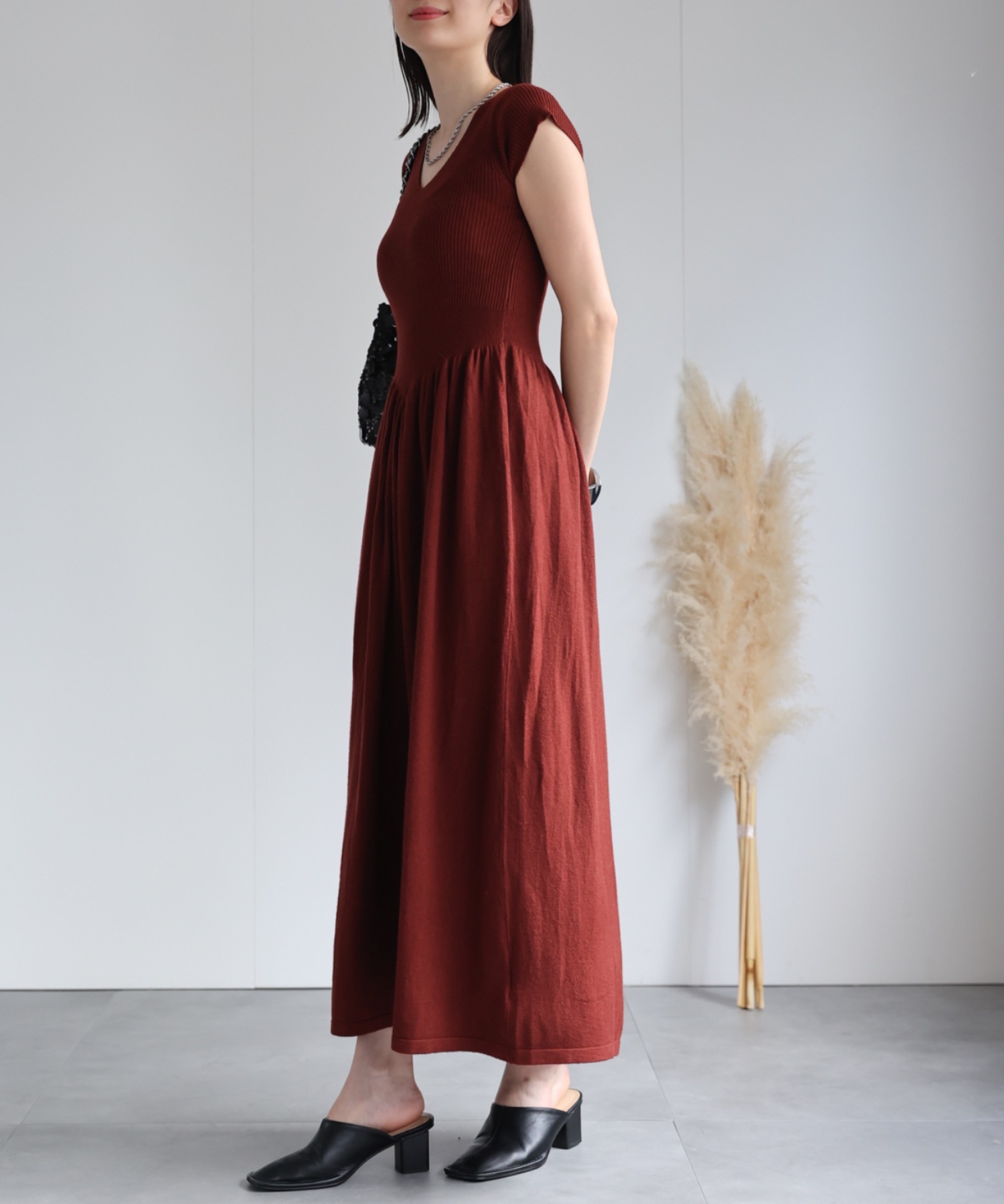model：162cm 着用サイズ：F