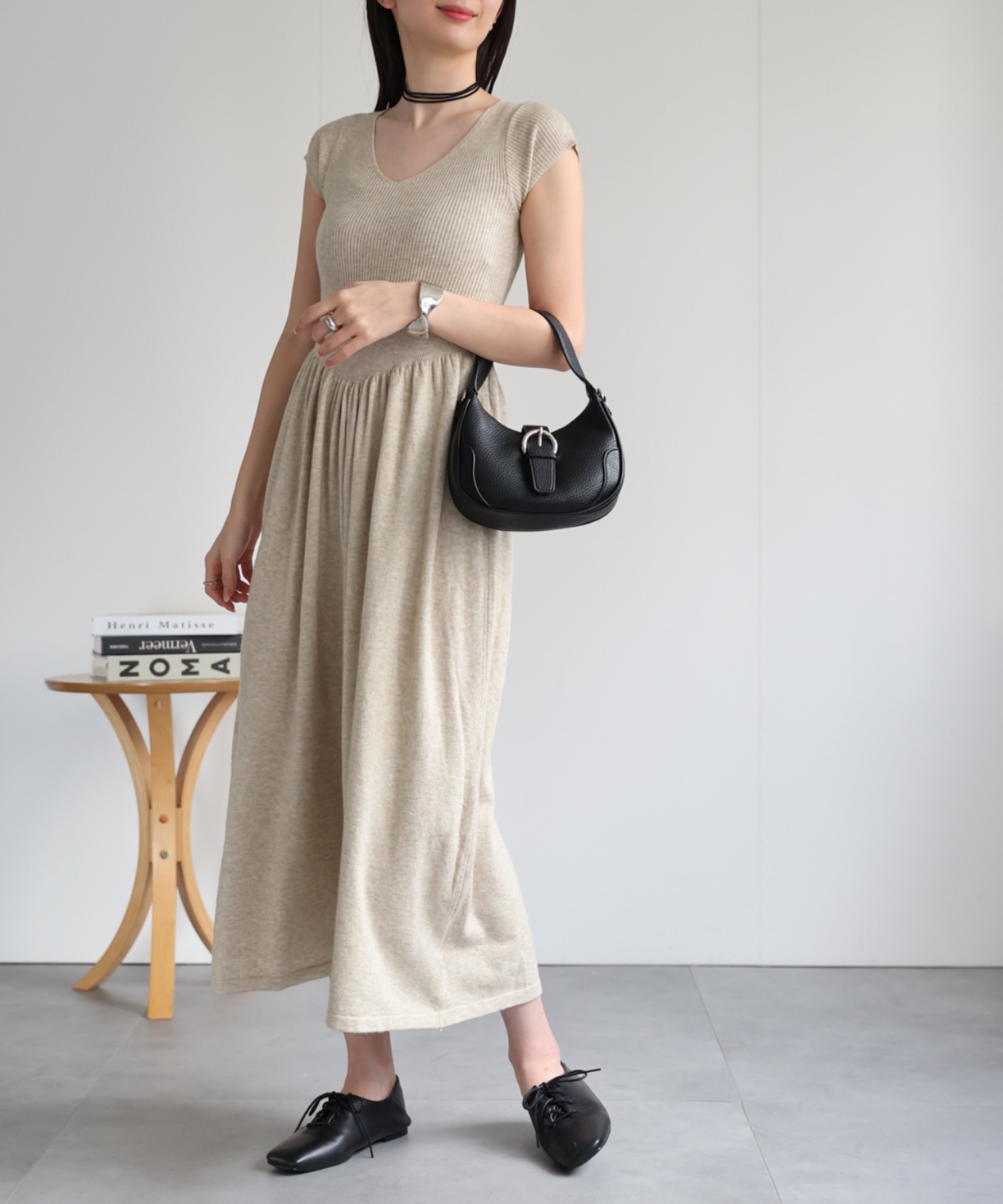 model：162cm 着用サイズ：F