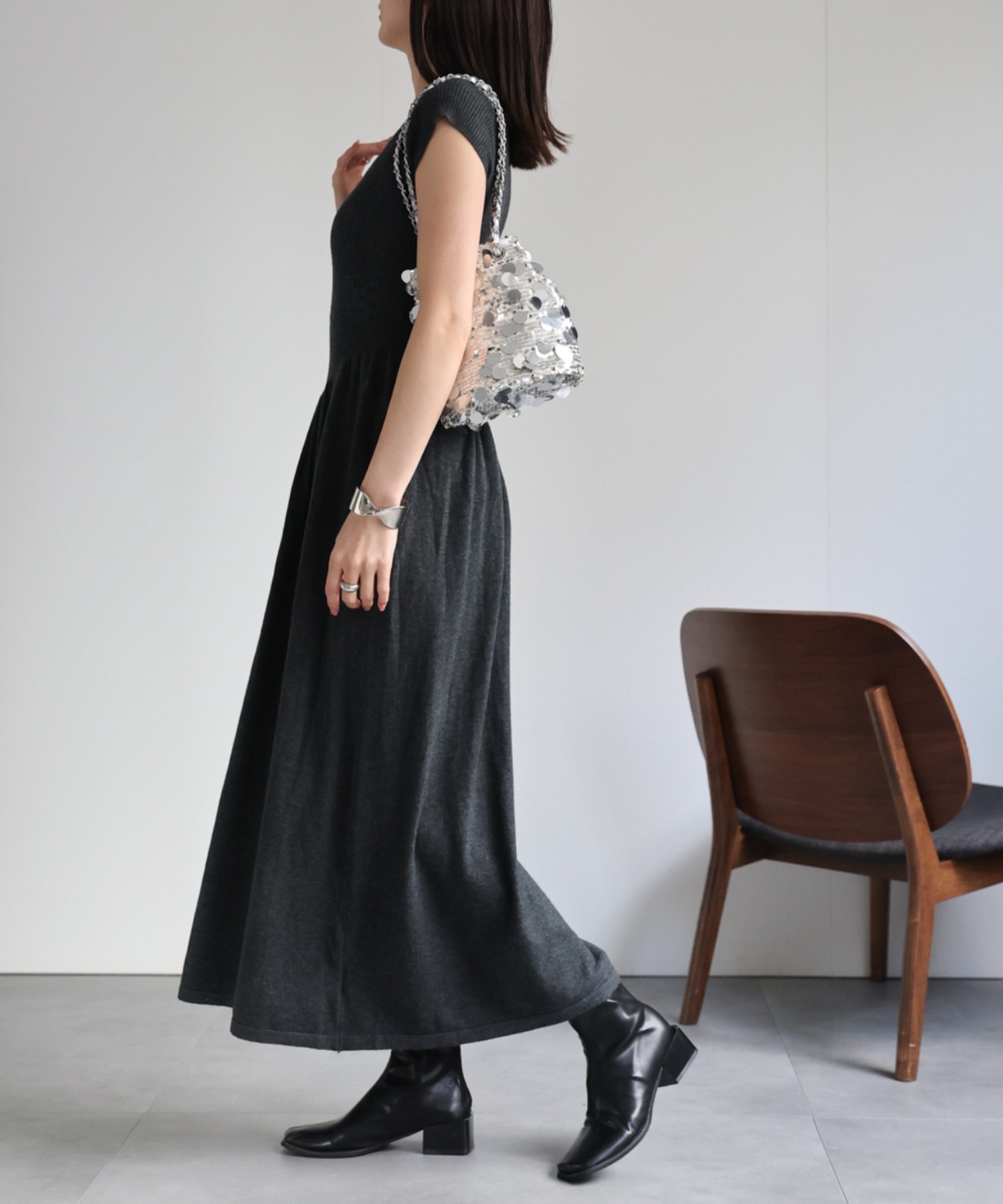 model：162cm 着用サイズ：F