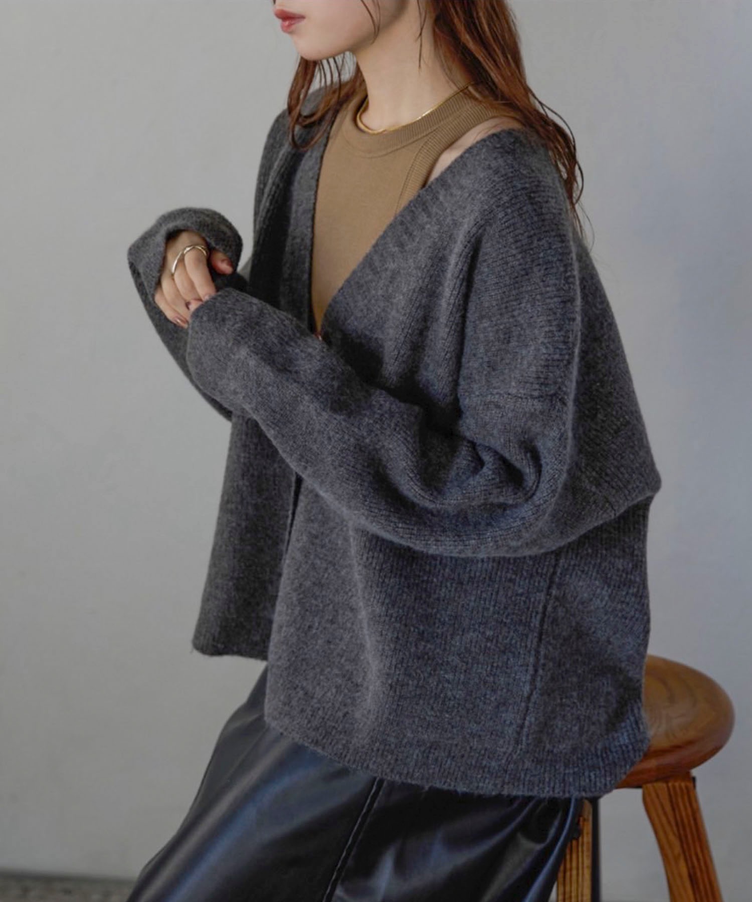 model :158cm 着用サイズ :FREE