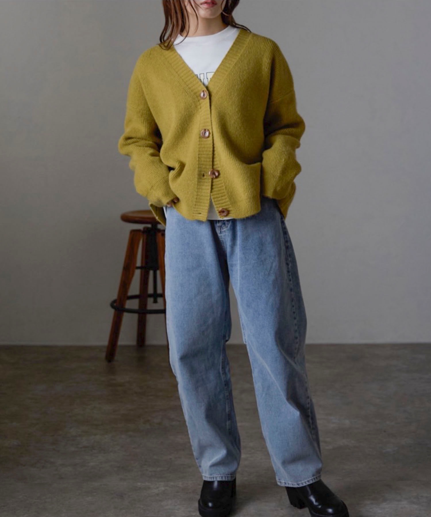 model :158cm 着用サイズ :FREE