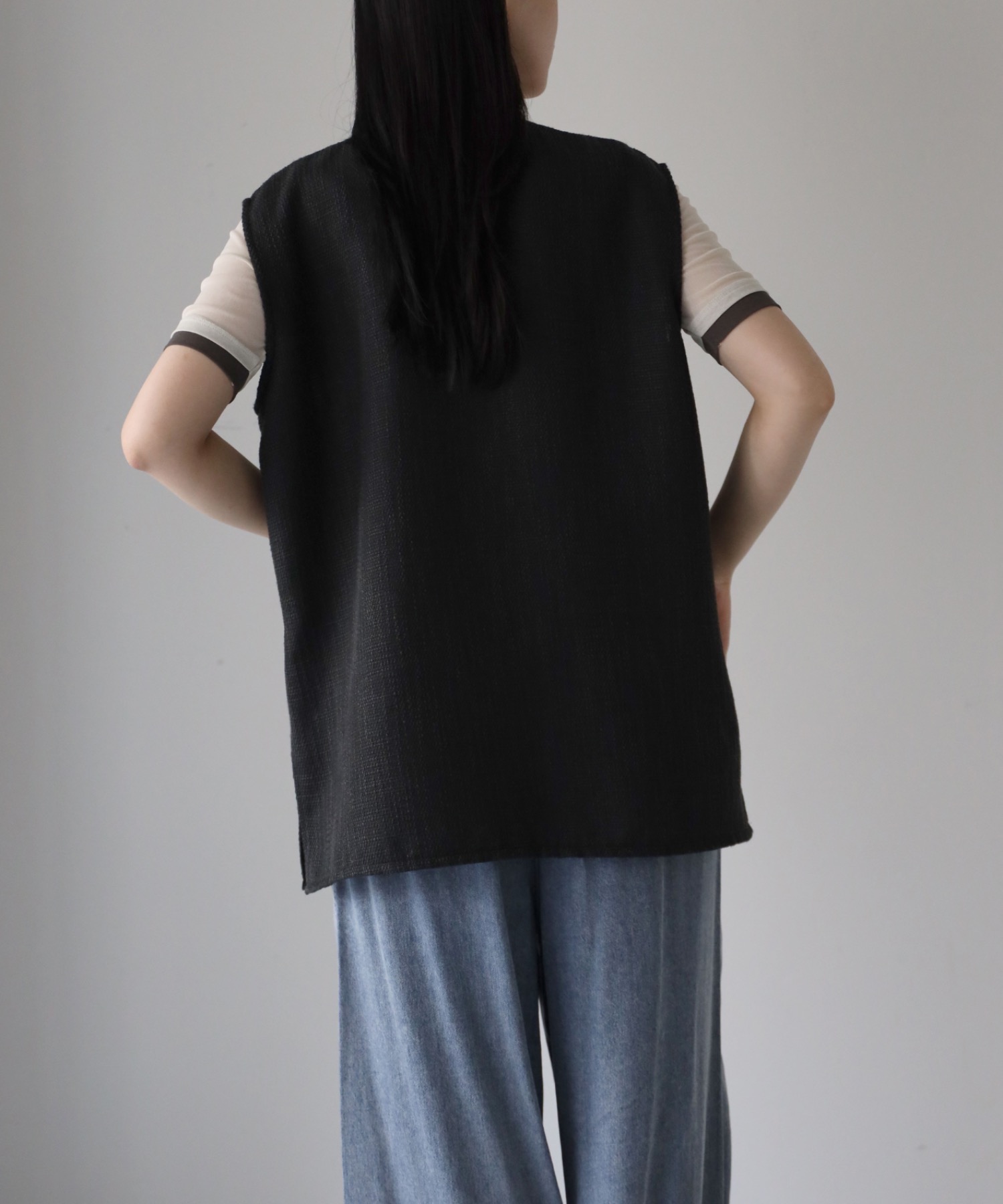 model：164cm. 着用サイズ：FREE