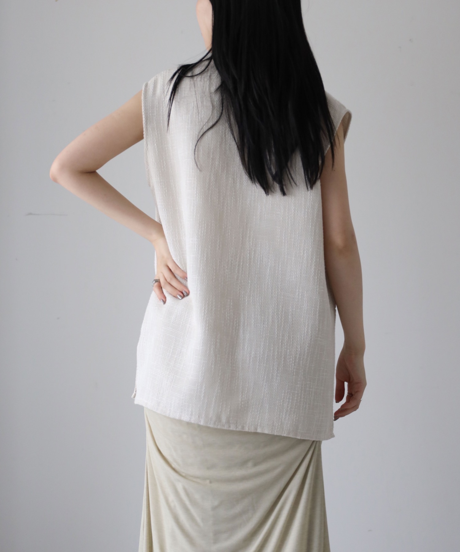 model：164cm. 着用サイズ：FREE
