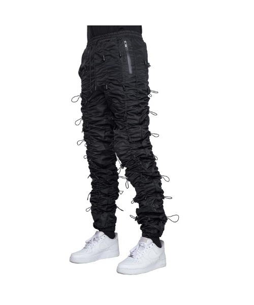 ブラックアコーディオンパンツ（BLACK-ACCORDION PANTS） インポート