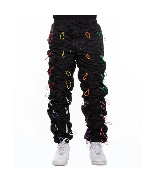 ブラックアコーディオンパンツ（BLACK-ACCORDION PANTS） インポート
