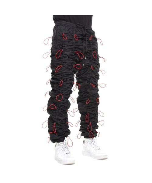 ブラックアコーディオンパンツ（BLACK-ACCORDION PANTS） インポート