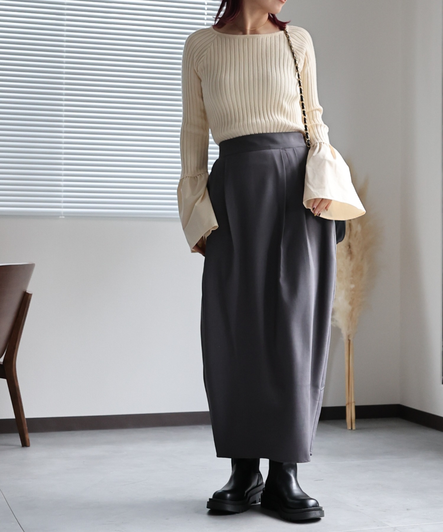 model:162㎝　着用サイズ:FREE