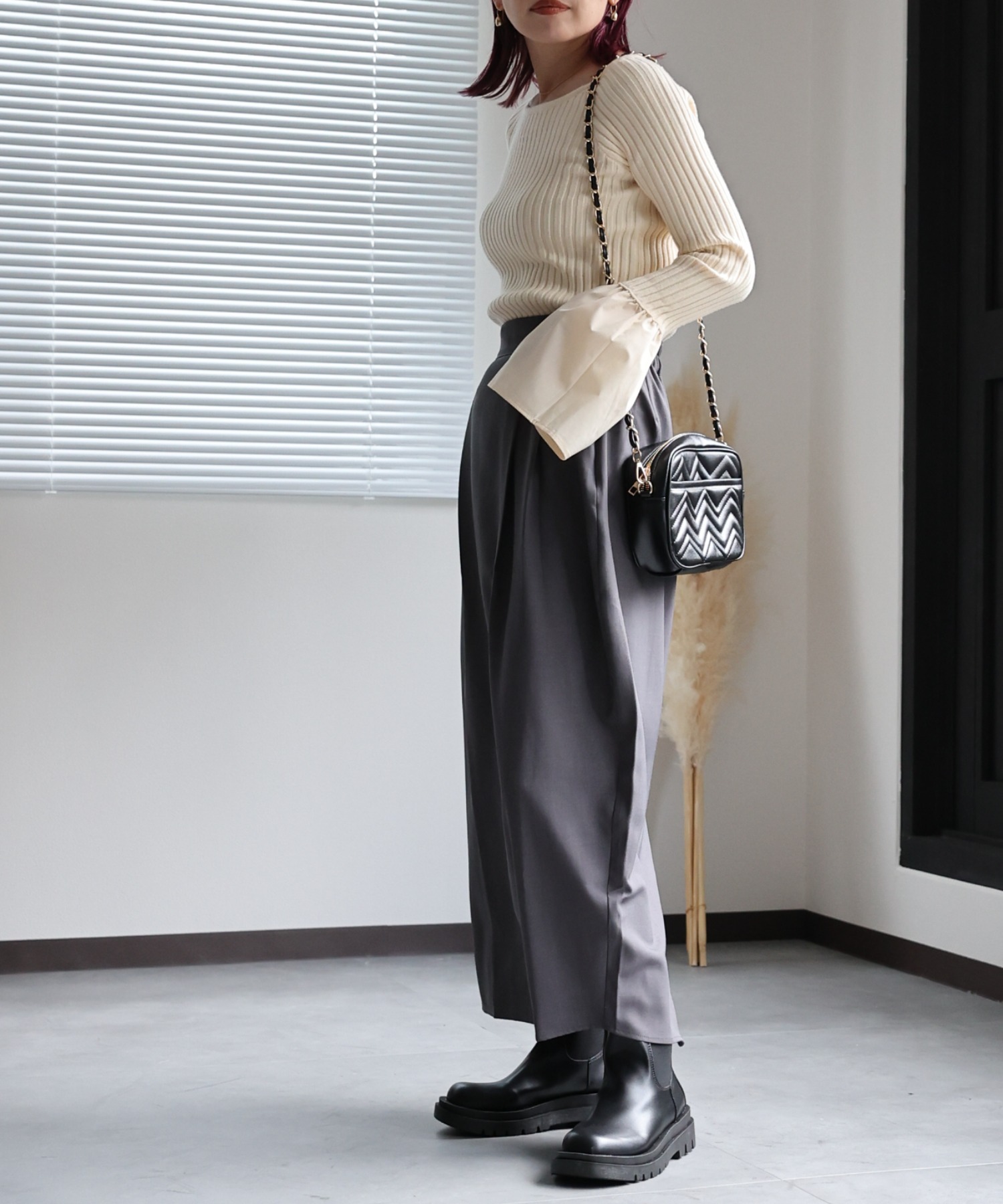 model:162㎝　着用サイズ:FREE