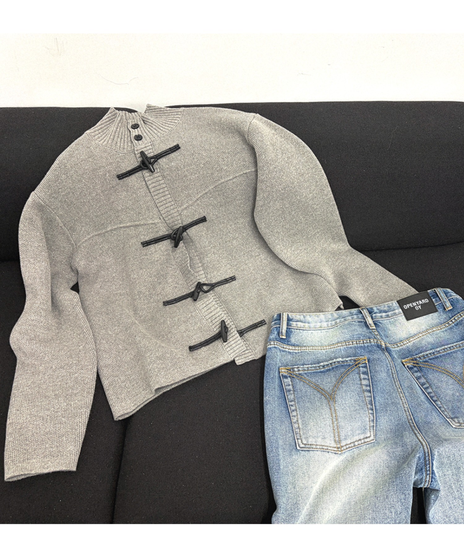 Openyard/オープンヤード』TOGGLE KNIT CARDIGAN/トグルニット
