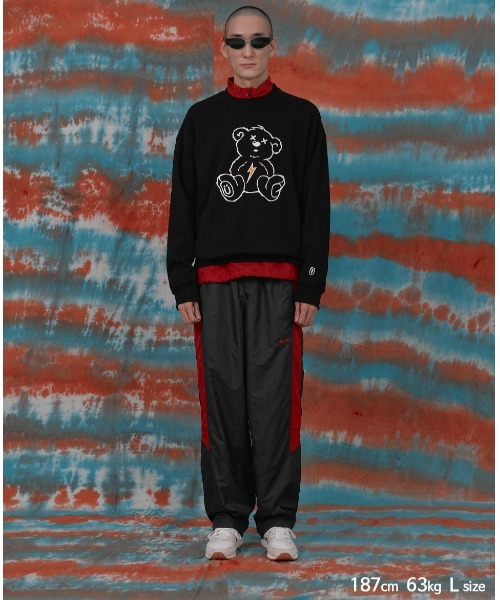 A'GEM/9 × .kom『ISTKUNST/イストクンスト』THUNDER BEAR SWEATSHIRTS