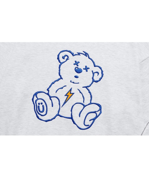 A'GEM/9 × .kom『ISTKUNST/イストクンスト』THUNDER BEAR SWEATSHIRTS