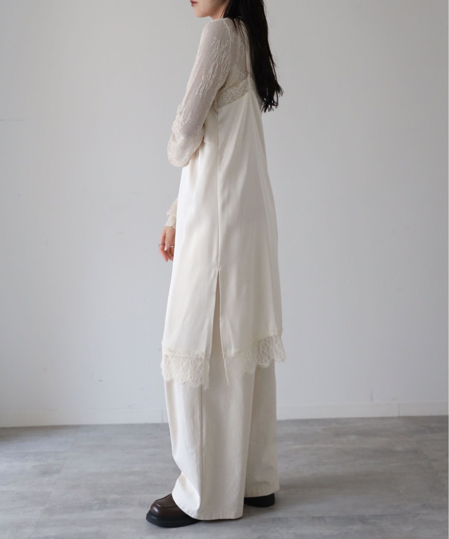 model：164cm. 着用サイズ：FREE
