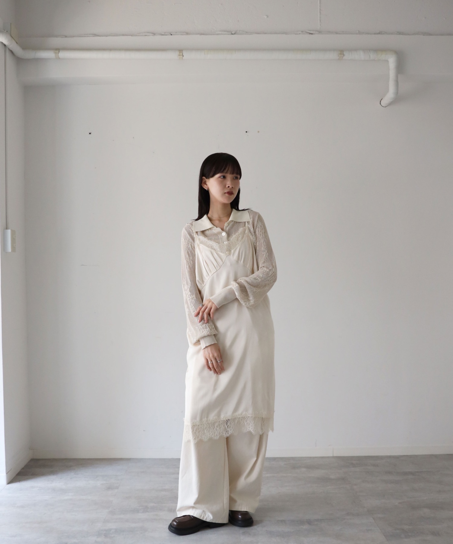 model：164cm. 着用サイズ：FREE