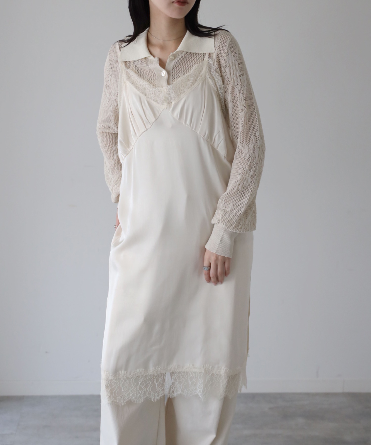 model：164cm. 着用サイズ：FREE