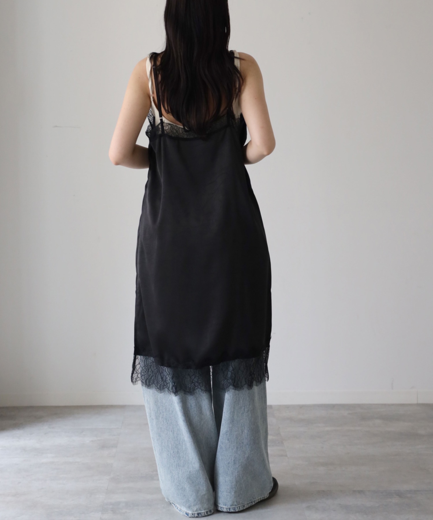 model：164cm. 着用サイズ：FREE