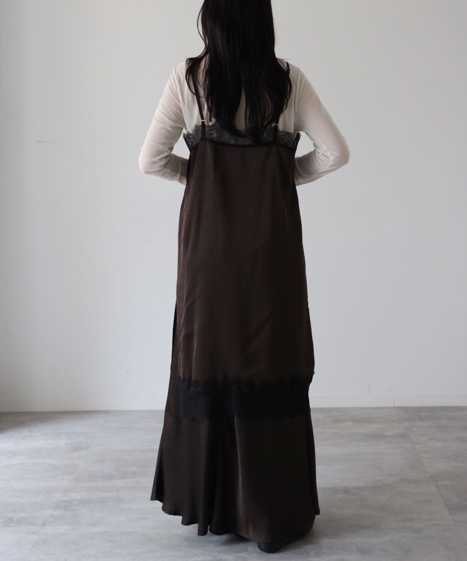 model：164cm. 着用サイズ：FREE