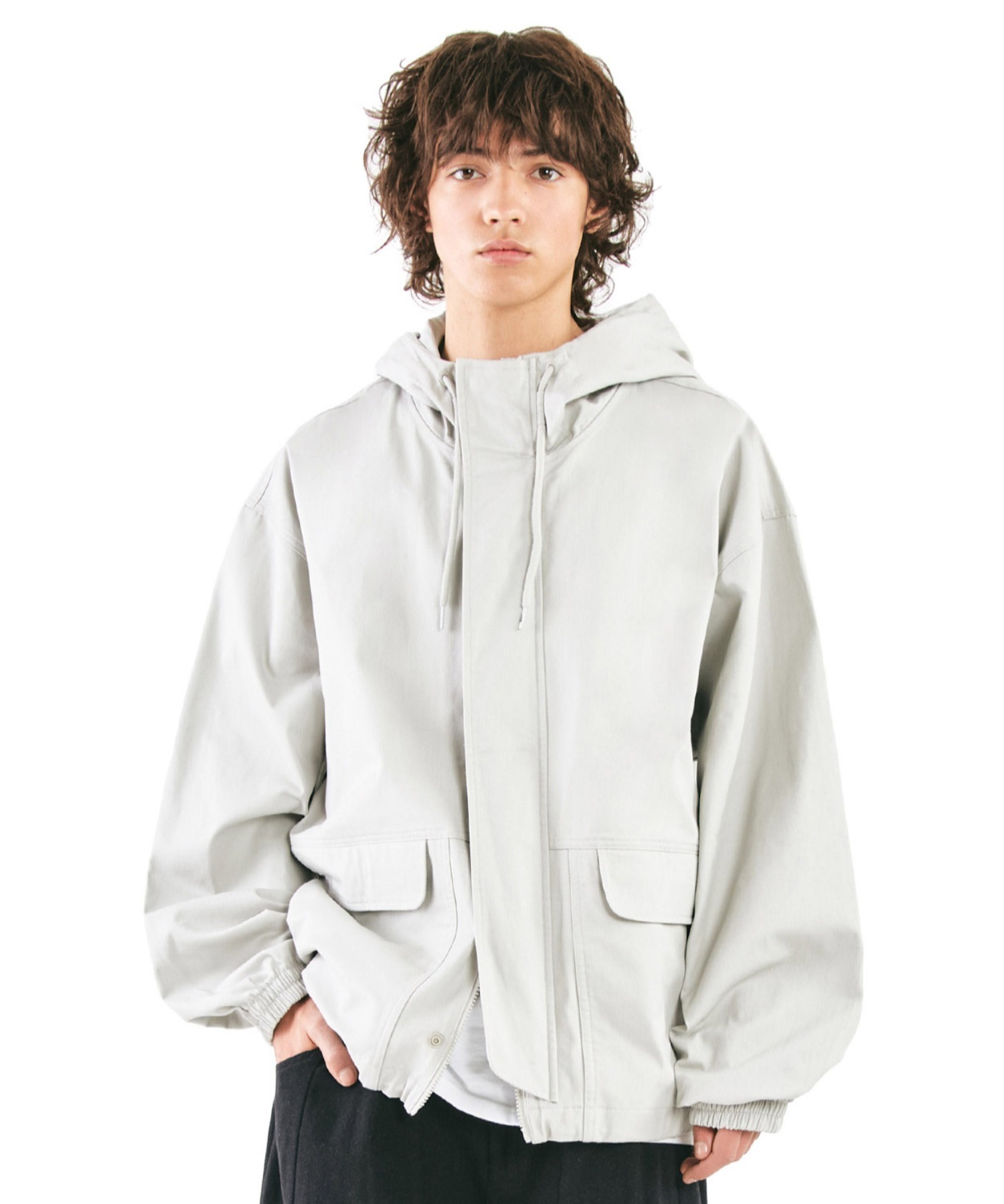 A'GEM/9 × .kom『Code:graphy/コードグラフィー』Washed cotton hood